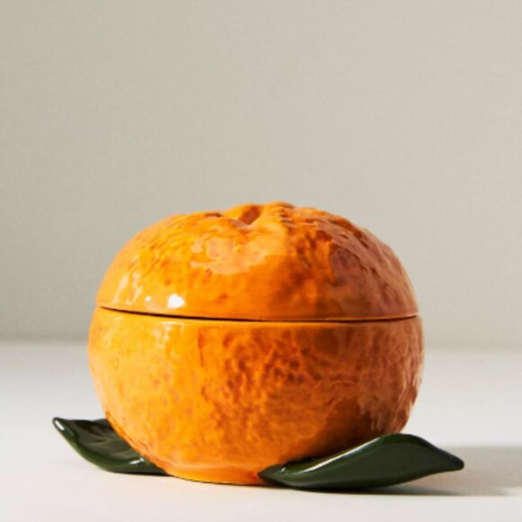 Anthropologie Valencia Stoneware Canister NIB - Picture 1 of 3